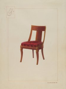 Silla de caoba de James M. Lawson
