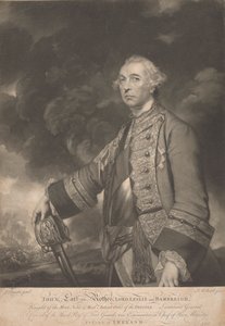 General John Leslie, X Conde de Rothes de James McArdell