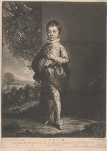 Jacob, Hijo del Honorable William Bouverie de James McArdell