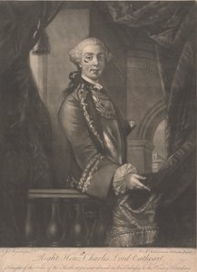 Teniente General Charles Schaw Cathart, 9º Conde Cathcart de James McArdell