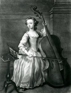 Retrato de Benjamin Hallett (mezzotinta)