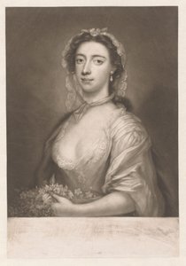 Retrato de Margaret («Peg») Woffington de James McArdell