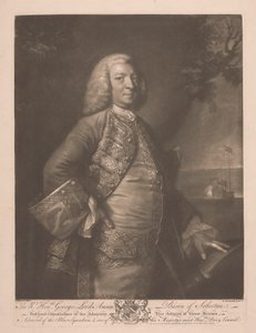 El Muy Honorable George Lord Anson de James McArdell