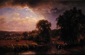 Paisaje de verano de James McDougal Hart