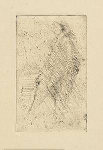 [76] Impresiones de planchas canceladas de Whistler - Descansando de James Abbott McNeill Whistler