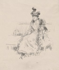 Una dama sentada de James Abbott McNeill Whistler