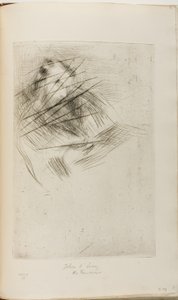 Un hombre leyendo de James Abbott McNeill Whistler