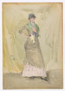 Una nota en verde de James Abbott McNeill Whistler
