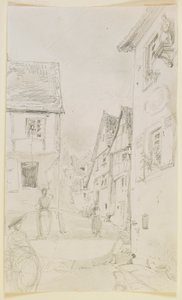 Una escena de calle de James Abbott McNeill Whistler