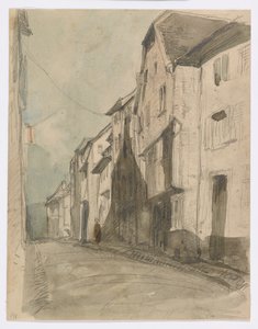Una calle en Saverne de James Abbott McNeill Whistler