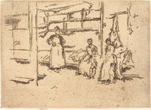 Después de la Venta, Hounsditch de James Abbott McNeill Whistler