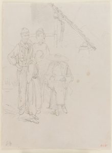 Un artista dibujando de James Abbott McNeill Whistler