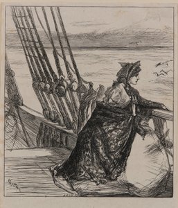 Una ilustración de La hija del mayor de James Abbott McNeill Whistler