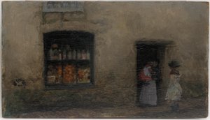 Una nota naranja: tienda de dulces