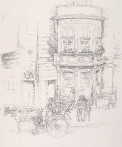 Parte trasera del Teatro Gaiety de James McNeill Whistler