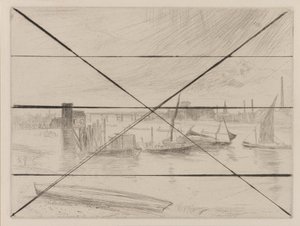 Amanecer en Battersea (Cadogan Pier) de James Abbott McNeill Whistler