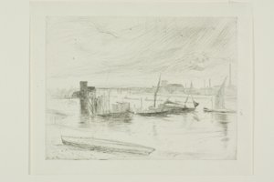 Amanecer en Battersea (Cadogan Pier) de James Abbott McNeill Whistler