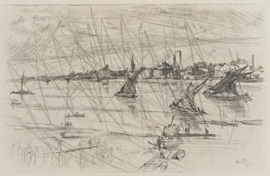 Alcance de Battersea de James Abbott McNeill Whistler