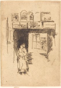 Jaulas de Pájaros, Drury Lane de James Abbott McNeill Whistler