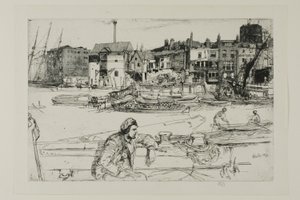 Muelle del León Negro de James Abbott McNeill Whistler