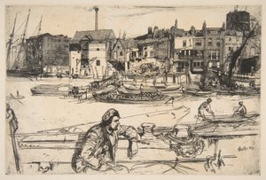 Black Lion Wharf de James McNeill Whistler