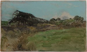 Azul y esmeralda: Mina de carbón de James Abbott McNeill Whistler