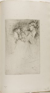 Cepillando el cabello de James Abbott McNeill Whistler