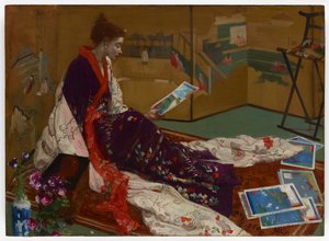 Capricho en Púrpura y Oro: La Pantalla Dorada de James Abbott McNeill Whistler