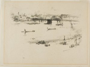Puente ferroviario de Charing Cross de James Abbott McNeill Whistler
