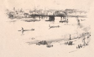 Puente ferroviario de Charing Cross de James McNeill Whistler