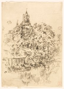 Castillo de Verneuil, Touraine de James McNeill Whistler