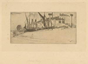 Chelsea Wharf de James Abbott McNeill Whistler
