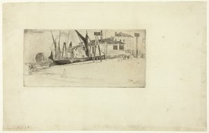 Muelle de Chelsea de James Abbott McNeill Whistler
