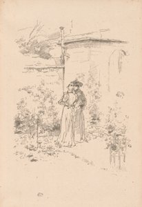 Confidencias en el jardín de James Abbott McNeill Whistler