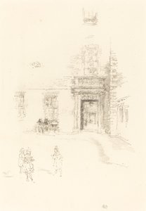 Patio, Hospital de Chelsea de James Abbott McNeill Whistler