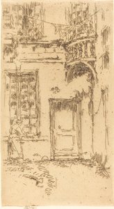 Patio, Rue P.L. Courier de James Abbott McNeill Whistler