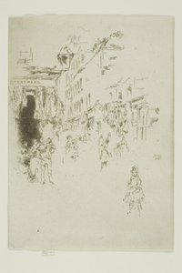 Calle Cutler, Hounsditch de James Abbott McNeill Whistler