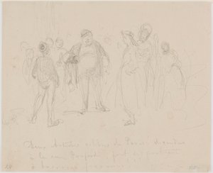 Dos artistas célebres de París de James Abbott McNeill Whistler