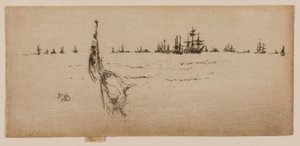 Sumergir la bandera de James McNeill Whistler