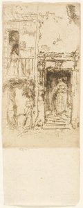 Entrada, Establos - Loches de James Abbott McNeill Whistler