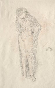 Figura drapeada de pie de James McNeill Whistler