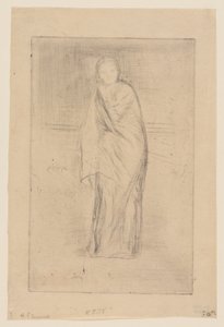 Modelo drapeado de James Abbott McNeill Whistler