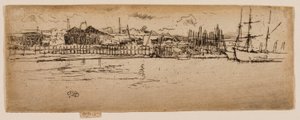 Astilleros secos, Southampton de James Abbott McNeill Whistler