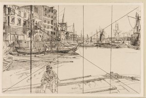 Muelle del Águila (Tyzac Whiteley y Co.) de James Abbott McNeill Whistler
