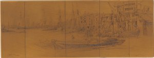 Placa de grabado: Almacenes del Támesis de James Abbott McNeill Whistler