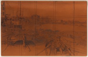 Placa de grabado: La piscina de James Abbott McNeill Whistler