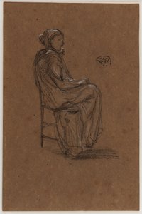 Figura femenina, sentada de James Abbott McNeill Whistler