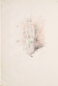 Estudio de figura en colores de James McNeill Whistler