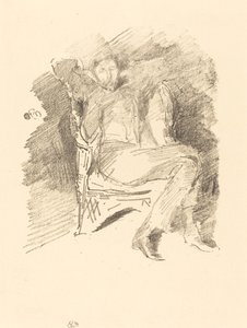 A la luz del fuego: Joseph Pennell, No. 1 de James Abbott McNeill Whistler