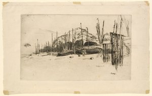 Barcos de pesca, Hastings de James Abbott McNeill Whistler